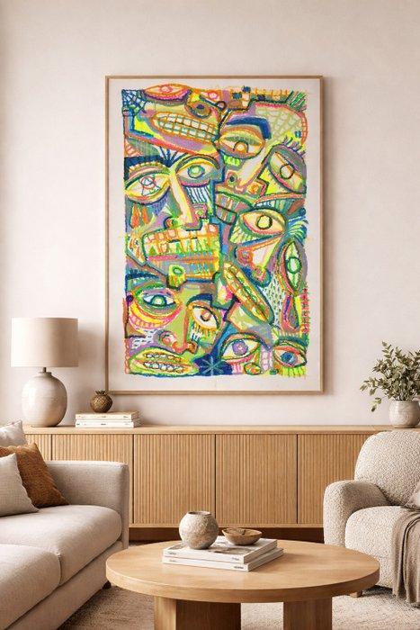 NIRVANA - Baby Blu // NO RESERVE, Antiek en Kunst, Kunst | Schilderijen | Modern