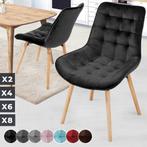 Miadomodo Eetkamerstoelen - Velvet - Fluweel - Houten Poten, Huis en Inrichting, Verzenden, Nieuw