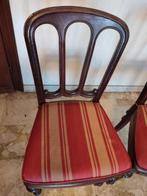 Zitgroep (4) - Walnoot - Set van 4 stoelen