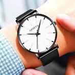 Quartz Horloge - Anoloog Luxe Uurwerk voor Mannen en Vrouwen, Nieuw, Verzenden, Geneva