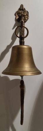 Maritieme objecten - Brons- scheepsbel met koord