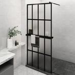 vidaXL Inloopdouchewand met schap 100x195 cm ESG-glas, Verzenden, Nieuw