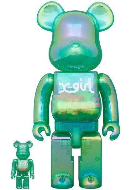 Medicom Toy Be@rbrick - 400% & 100% Bearbrick Set - X-girl, Antiquités & Art, Art | Peinture | Moderne