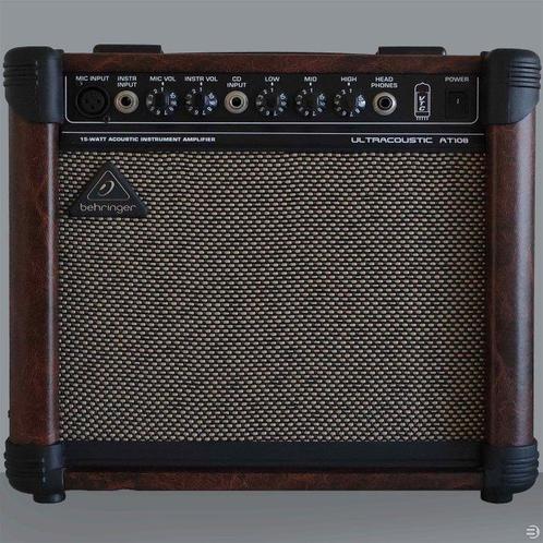 Behringer - Ultracoustic AT108 Solid state versterker, Muziek en Instrumenten, Snaarinstrumenten | Gitaren | Akoestisch