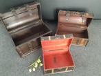Kist (3) - Hout, Metaal - Decoratieve kistjes