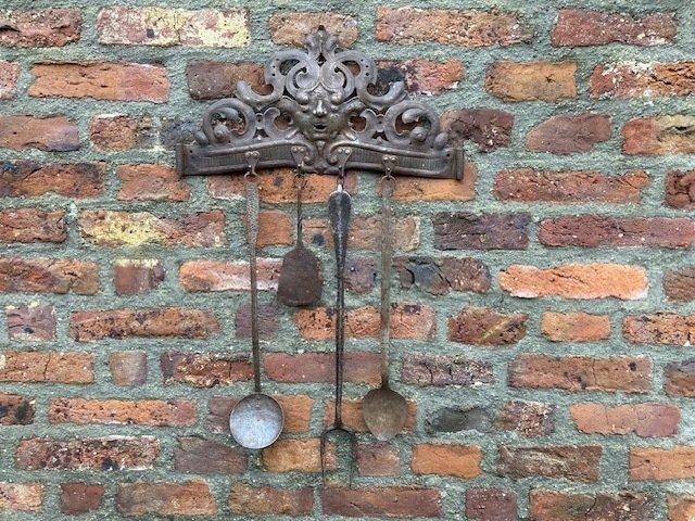 Antiek, keukenrek, lepelrek - Werkgereedschap (5), Antiquités & Art, Antiquités | Autres Antiquités