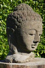 Statua Testa del Buddha in Pietra Lavica – Scultura Balinese, Antiek en Kunst
