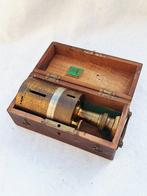 Hoekmeter - Messing - 1910-1920 - Met ingebouwd kompas, Antiek en Kunst