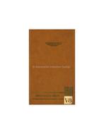 1972 ASTON MARTIN V8 SALOON INSTRUCTIEBOEKJE ENGELS, Ophalen of Verzenden