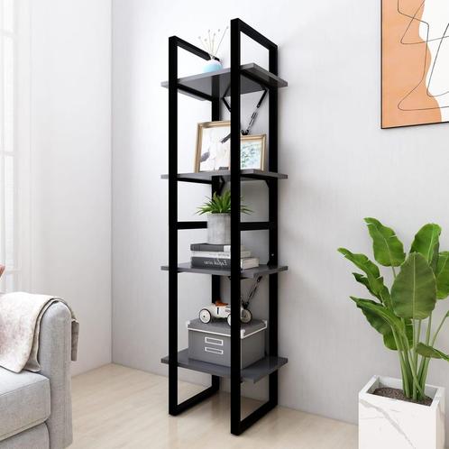 vidaXL Boekenkast met 4 schappen 40x30x140 cm bewerkt hout, Huis en Inrichting, Kasten | Boekenkasten, Nieuw, Verzenden