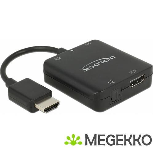 Delock 62784 HDMI-audio-extractor 4K 30 Hz compact, Computers en Software, Overige Computers en Software, Nieuw, Verzenden