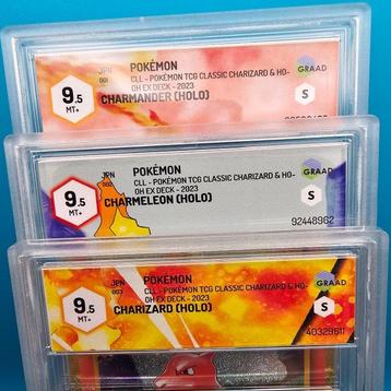 Tris Starter (Base Set) Charizard, Charmeleon, Charmander -, Hobby en Vrije tijd, Nieuw