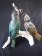 Karl Ens, Volkstedt - Beeldje - Vogelfütterung - Porselein