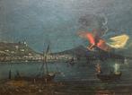 Scuola di Posillipo (XIX) - Notturno nel Golfo di Napoli