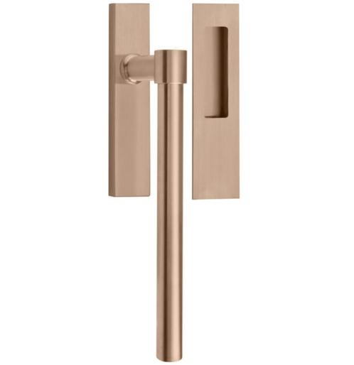 Hef/schuifdeurbeslag PIET BOON PB230 PVD licht brons, Doe-het-zelf en Bouw, Hang- en Sluitwerk, Klink of Kruk, Nieuw, Overige materialen