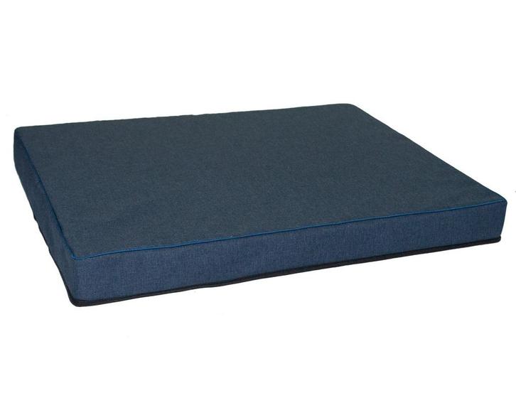 Hondenkussen - maat L - 60x80x8cm - wasbaar - marineblauw, Dieren en Toebehoren, Hondenmanden, Nieuw, Ophalen of Verzenden