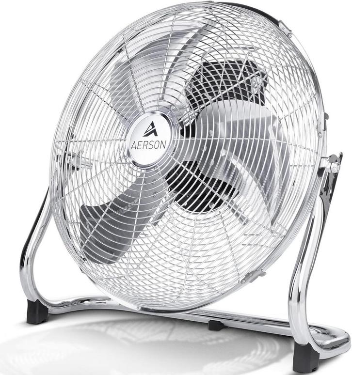 Vloerventilator - 60 cm - Industriele ventilator - Zilver -, Elektronische apparatuur, Ventilatoren, Nieuw, Verzenden