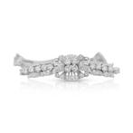 Bracelet Platine -  2.40ct. tw. Diamant (Naturelle) -