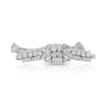Bracelet Platine -  2.40ct. tw. Diamant (Naturelle) -