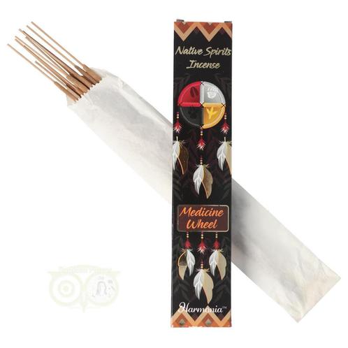 Native spirits wierook Medicijnwiel - Musk  -12 sticks, Maison & Meubles, Accessoires pour la Maison | Bougeoirs & Bougies, Envoi