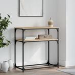 vidaXL Wandtafel 75x35,5x75 cm bewerkt hout sonoma, Huis en Inrichting, Tafels | Bijzettafels, Verzenden, Nieuw