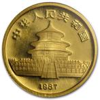 China. 5 Yuan 1987 1/20 oz, Gold Panda