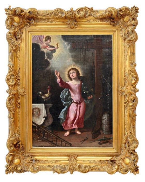 Carlo Cignani (1628-1719), Ambito di - San Giovanni, Antiquités & Art, Art | Peinture | Classique