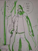 Originele Opdrachttekening – A.D Grand-Rivière – Het, Boeken, Nieuw