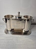 Wijnkoeler - Verzilverd messing, Antiek en Kunst