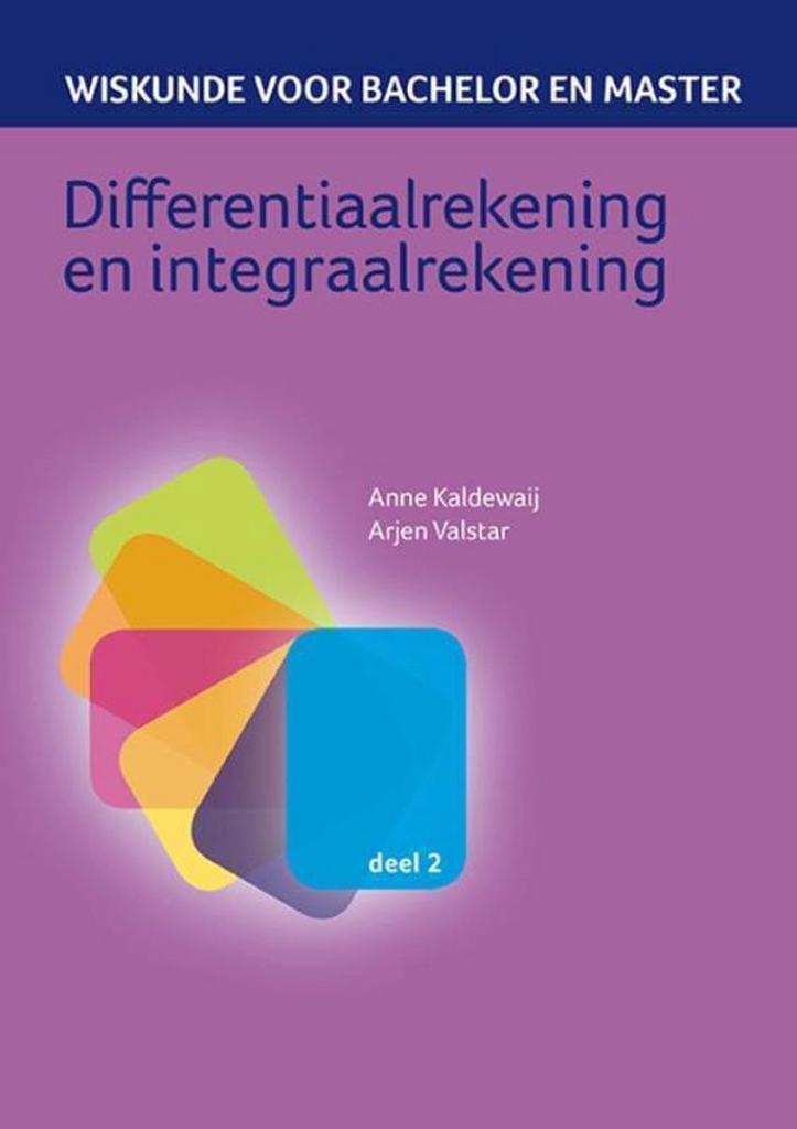 Differentiaalrekening en integraalrekening / Wiskunde voor, Livres, Livres d'étude & Cours, Envoi