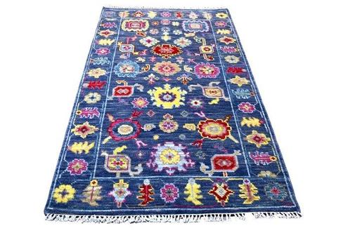 Kleurrijke blauwe Azeri - ongebruikt - Vloerkleed - 164 cm -, Huis en Inrichting, Stoffering | Tapijten en Vloerkleden