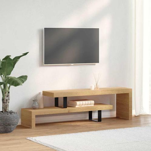 vidaXL Tv-meubel massief mangohout, Huis en Inrichting, Kasten |Televisiemeubels, Nieuw, Verzenden