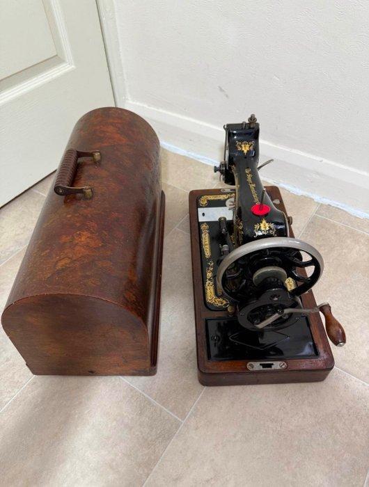 Singer 28K (1929) Naaimachine - Hout, gietijzer, Antiek en Kunst, Kunst | Designobjecten