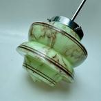 Plafondlamp - Opaline glas  Chrome pendel