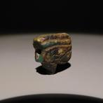 Égypte ancienne Faience Amulette dœil Udjad. Fin de la