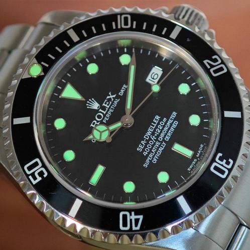 Rolex - Sea-Dweller No Holes Case 4000ft/220m - Zonder, Handtassen en Accessoires, Horloges | Heren
