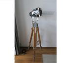 Theater Lamp - Staande lamp - Aluminium, Hout, Staal, Antiek en Kunst