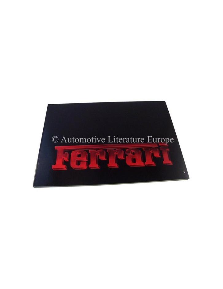 1984 FERRARI PROGRAMMA PERSMAP ITALIAANS 325/84, Boeken, Auto's | Folders en Tijdschriften