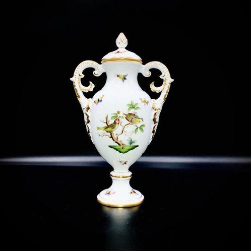 Herend, Hungary - Superbe vase amphore avec couvercle (26,5, Antiquités & Art, Antiquités | Meubles | Tables