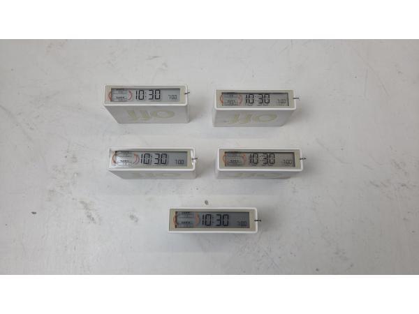 Veiling - 5x Lexon Flip+Travel Oplaadbare Reis Wekker, Electroménager, Réveils