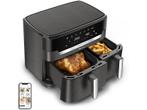 Moulinex -  Dual Easy Fry Xxl  Airfryer Zwart - Grijs, Verzenden, Nieuw, Airfryer XXL, 1500 gram of meer
