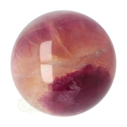 Regenboog Fluoriet Bol nr 28 - Ø 6.35 cm - 426 gram, Handtassen en Accessoires, Edelstenen, Nieuw, Verzenden