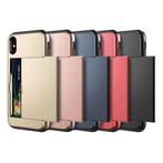 iPhone 5S - Wallet Card Slot Cover Case Hoesje Business Goud, Nieuw, Verzenden