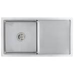 RVS Gootsteen | OP = OP | 40% Korting! (spoelbak), Huis en Inrichting, Minder dan 50 cm, Overige kleuren, Verzenden, 75 cm of meer