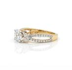 Verlovingsring - 14 karaat Geel goud - 1.45ct. tw. Diamant