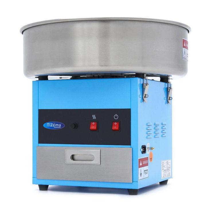 Suikerspinmachine | RVS | Blauw | RVS pan | 1.1kW (230V) |, Zakelijke goederen, Horeca | Keukenapparatuur, Nieuw in verpakking