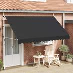 vidaXL Luifel handmatig uittrekbaar 350 cm antraciet, Verzenden, Nieuw