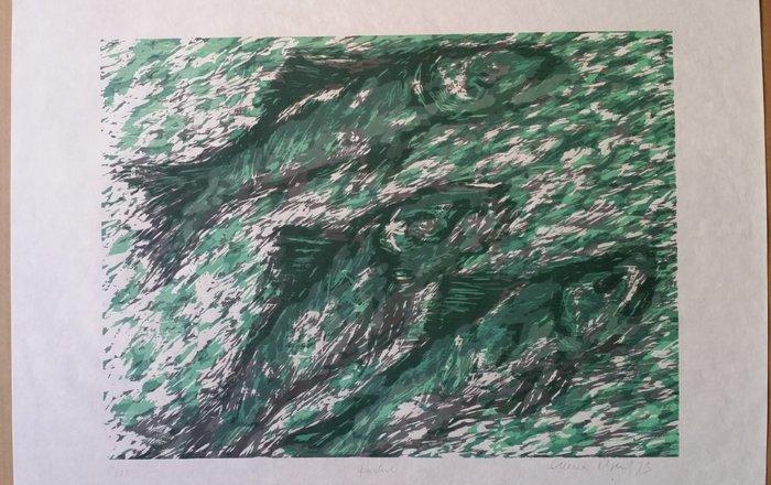Ellena Olsen (1957) - woodcut signed and numb /1993, Antiek en Kunst, Antiek | Overige Antiek