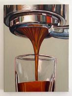 Cansu Rossi - Coffee and Steel - Oil painting