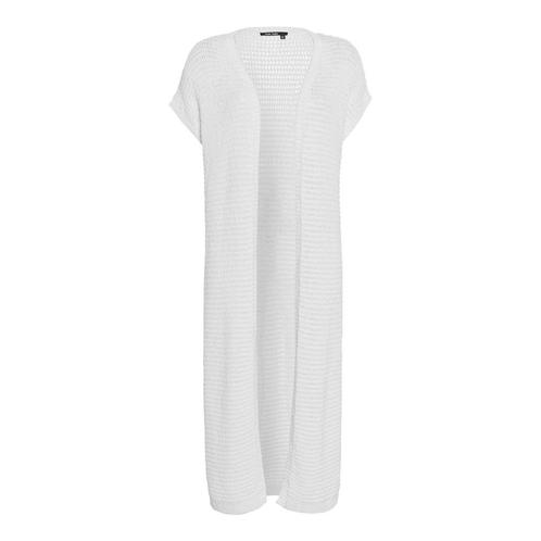 Marc Aurel • lang wit vest • 36, Kleding | Dames, Truien en Vesten, Verzenden